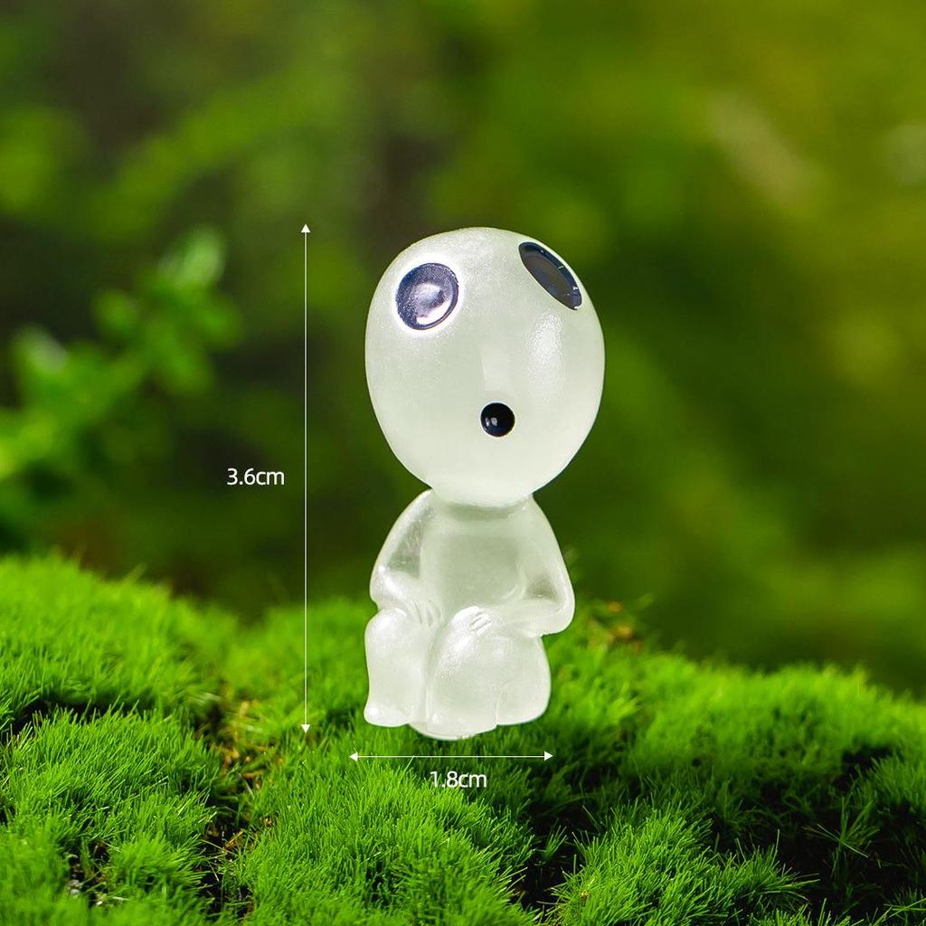 Princess Mononoke Luminous Tree Spirit Figurine - Glowing Anime Ornament