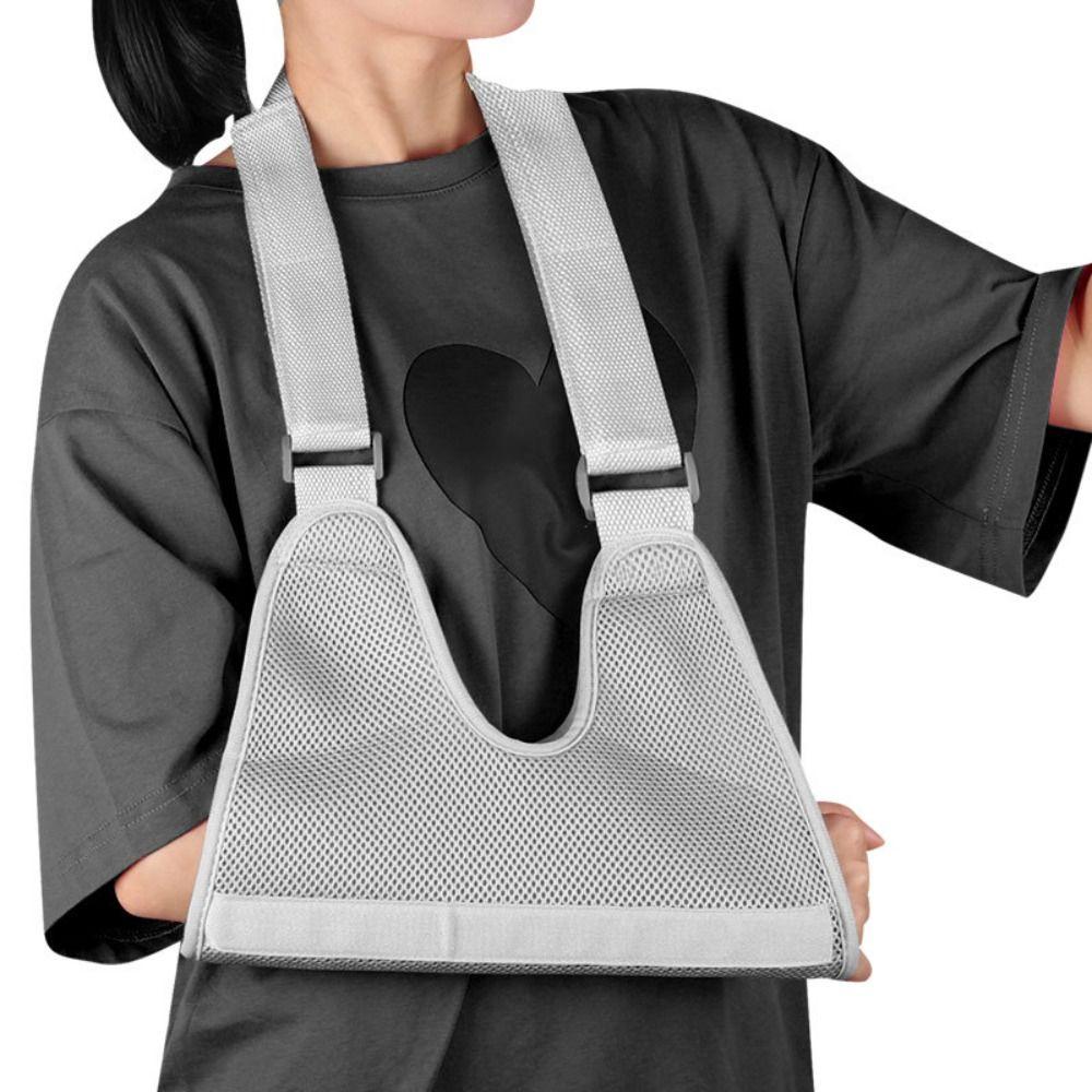 Webbing Shoulder Neck Wrist Protection Belt Gray Breathable Protective Gear Forearm