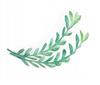 Wafer Decoration Olive Branch 4 Pcs