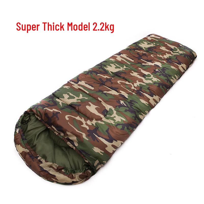 Jun Kaiwei Outdoor Warm Sleeping Bag 190+30 x 75cm