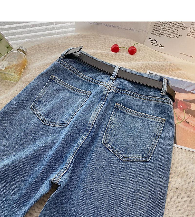 Women's Summer Retro High Waist Slim Carrot Jeans