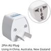 Universeller Reiseadapter-Stecker mit Schnellladeanschluss, kompatibel mit US-, EU-, AU-, UK-Steckdosen für Geschäftsreisen