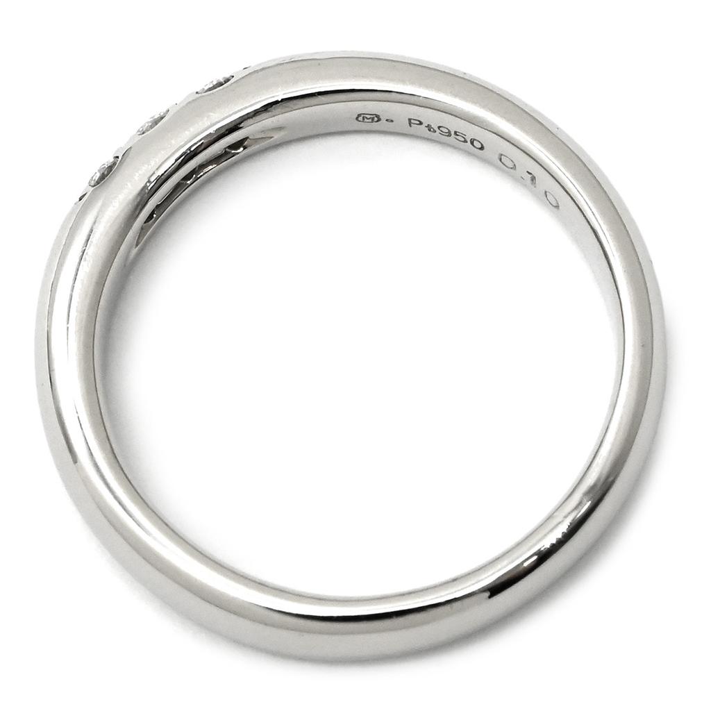 MIKIMOTO Diamond 0.10ctRing Ring Pt950/diamond #9(JP Size) Array