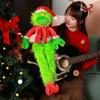 Adorable Plush Toy 80cm Soft Green Monster Doll Perfect Holiday Decoration