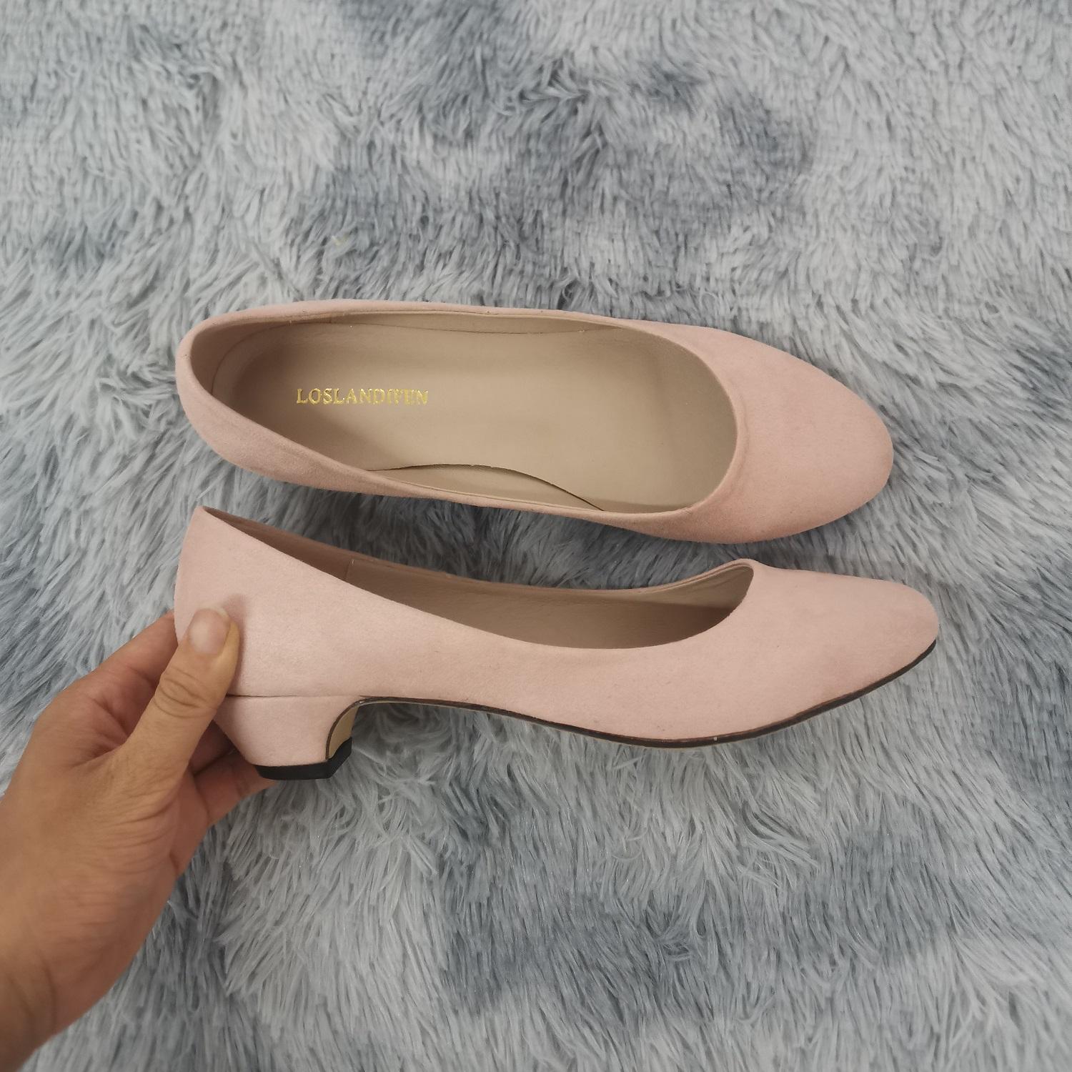 

Women Pumps Nude Shallow Mouth Female Shoes Fashion Office Work Wedding Party Shoes Ladies Low High Heels Woman 42 рожевий