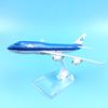1/400 Scale 16cm  Boeing747 KLM Royal Dutch Airlines Aircraft Airplane Model Airplane Diecast Metal Planes