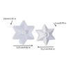 Star Candle Holder Castings Molds DIY Candlestick Silicone Molds Resins Molds