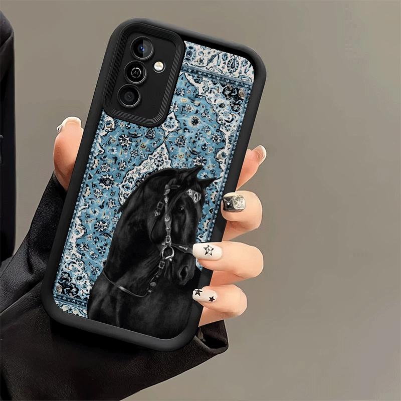 Phone Case for Samsung Galaxy A17 A16 A15 A14 A13 Horse Art Aesthetics A56 A36 A26 A55 A35 A25 A54 A34 A24 A53 A33 A23 A07 A06