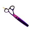 6.0 Inch Nimpson, Purple Single Tail, Hair Scissors, Hair Scissors, Flat Scissors, Bangs Scissors, Tooth Scissors, Thin