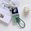 Luxury Shockproof Mobile Phone Cases with Lanyard for Z Flip7 Phone Compatible Folding Screen Protective Cover