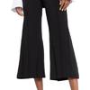 Y-3 FW21 Flared High-Waisted Ankle-Length Casual Pants Women Bottoms Black H61955