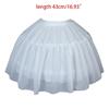 Women Crinoline Petticoat Cage White Hoop Skirt Slips for Wedding Bridal Dress