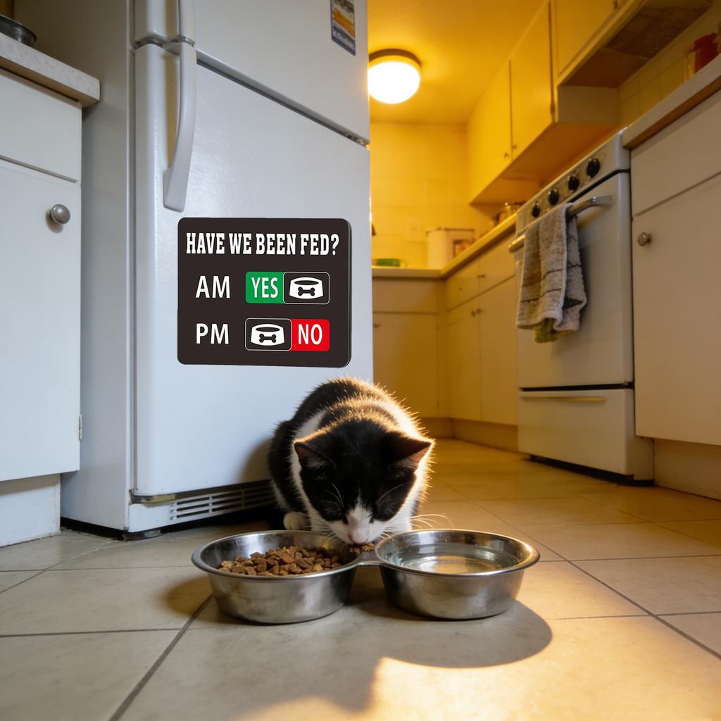 Pet Feeding Reminder Board, Reusable  Feeding For Daily Pet Care