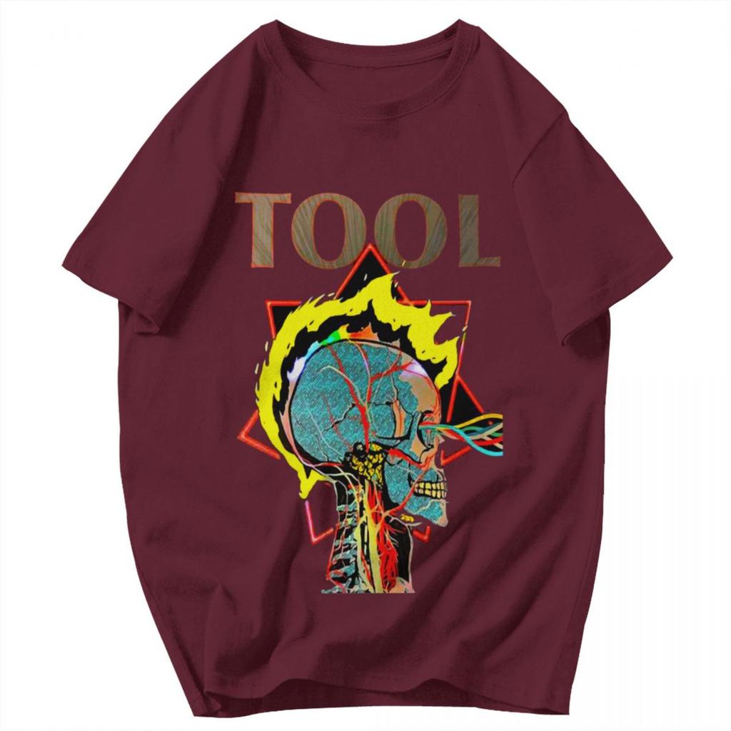 Men T Shirt Tool Metal Music Band Trending Summer Y2K Graphic Oneck Unisex Clothing T Shirts