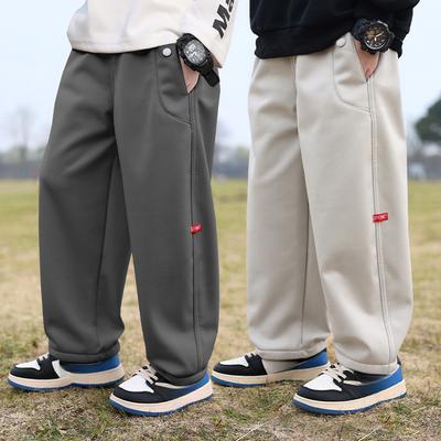 Children's Trousers Fashion Boys Spring and Autumn New Waterproof Rushing Trousers Middle and Large Children's Sports Trousers