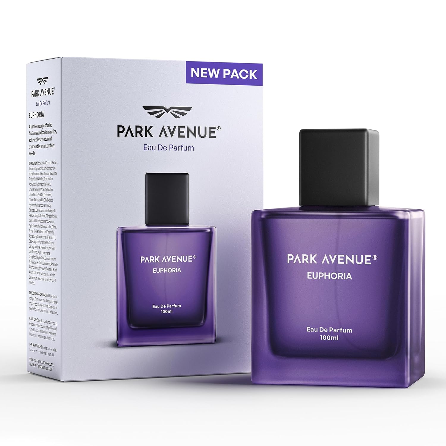 Park Avenue Euphoria, Туалетная вода для мужчин, 100 мл | Стойкий парфюм для мужчин | Премиальный роскошный аромат | 100 ml