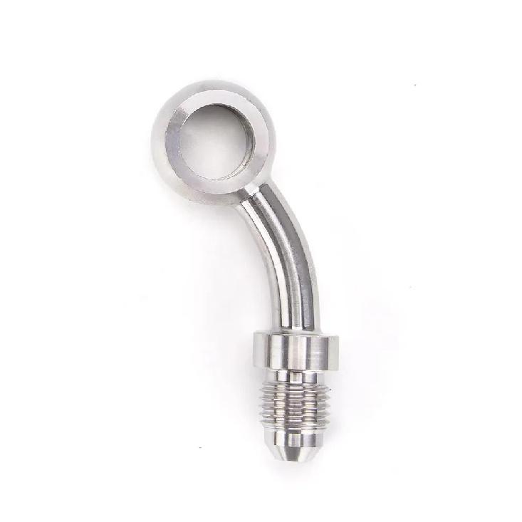 AN3 Motorcycle Brake Line Stainless Steel Braided Hose Banjo Fitting Soft Tube Connection Brake Cable Oil Hose Racing Part