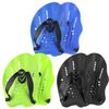 1 Pair of Swimming Training Paddles, Swimming Training Paddles with Adjustable Silicone Straps, Snorkeling and Diving Gloves