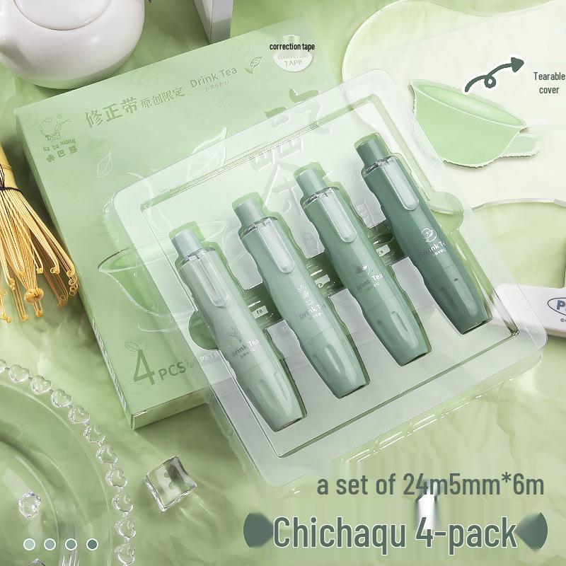 

Многоразовая корректирующая лента Kaba Bear нажимного типа для студентов, высокая ценность, стильный дизайн