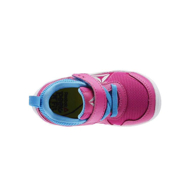 Reebok TD Unisex Ventureflex Stride 5.0 Lifestyle Shoes Charged Pink Blue White BS5605