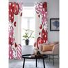 Valentine'S Day Stripes Polka Dot Hearts Window Curtains for Living Room Bedroom Curtain Modern Kitchen Blinds Drapes Curtains