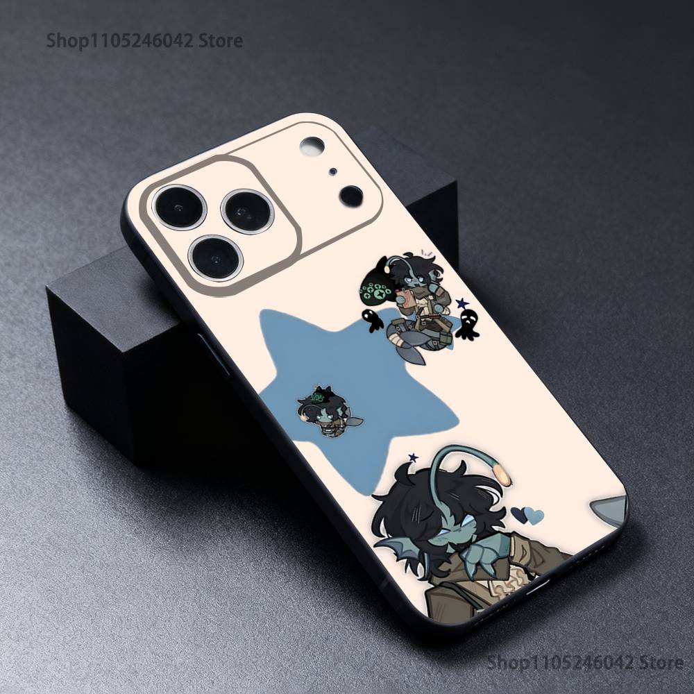 P-Pressure S-Sebastian Solace Phone Case For iPhone 17,16,15,14,13,12,11,Pro,XS,Max,XR,Plus Black Shockproof Soft Cover