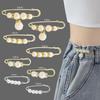 Tightening Pin Accessories Waist Pin Brooch Waistband Pin Clothing Brooches Set Dress Shawl Clips