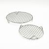 Round Shape BBQ Cooling Rack with Foot Air Fryer Rack Durable BBQ Net  Oven Use