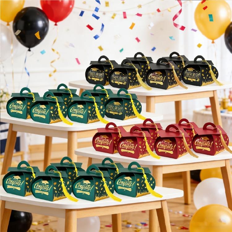 Scatola Memorabilia Unica per Cerimonia di Laurea Disegnata Come Un Cappello per Contenere Diplomi e Oggetti Preziosi