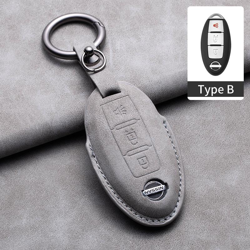 Car Key Remote Case Cover Holder For Nissan Tiida Qashqai J11 J10 Micra Kicks Altima X-Trail Fuga Navara Leaf Note Sentra Murano