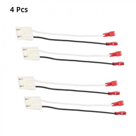 4x Speaker Connector Harness Adapter For Jeep Cherokee Comanche Wrangler 72-1002