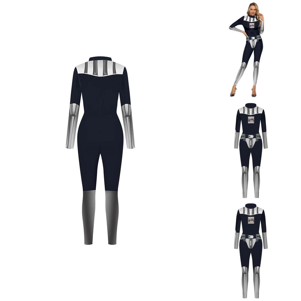 Star Wars Darth Vader Cosplay Jumpsuit With Polyester And Spandex For Halloween And Stage Performances
