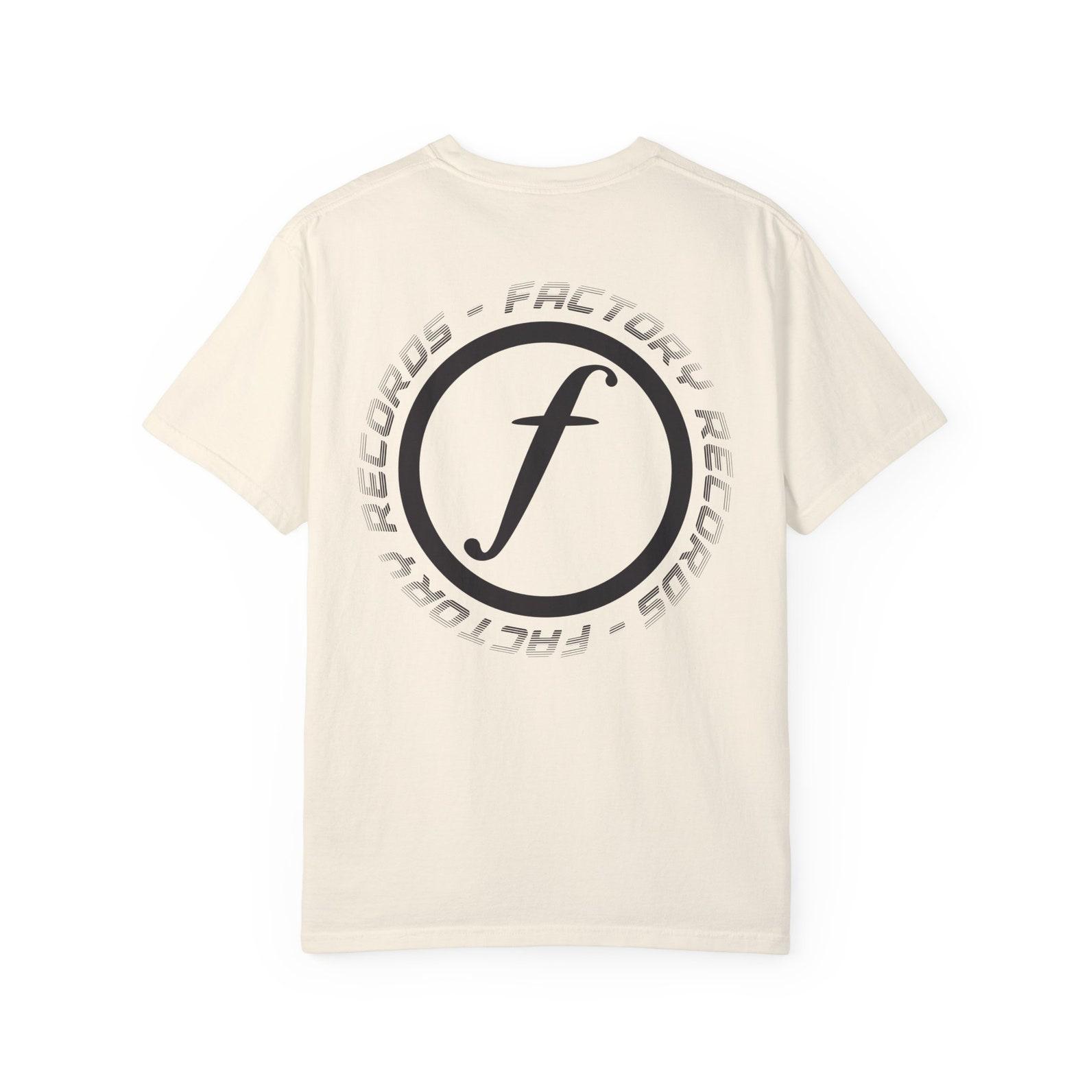 Factory Records T shirt/Factory Records/Record label T shirt/Music T shirt/Music Gift/Joy Division/New Order/Hacienda nightclub/music merch M