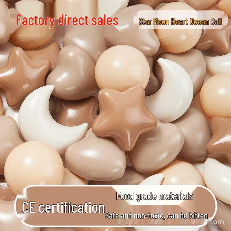 Экологичная Нетоксичная Внутренняя Детская Игровая Площадка Прыгучий Океанский Шар Seven-color Ice Cream 5.5CM [100 pcs]