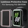 Coque de Protection PC Pour Samsung Galaxy Fit 3 Fit3 Montre Connectée Anti-Choc Lumineuse Protection Écran Montre Coque