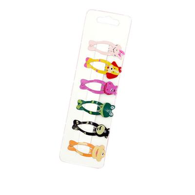 6pcs Girl Animals Hairpin Headwear Kids Barrettes Hair Clips Jewelry Children Hair Accessories