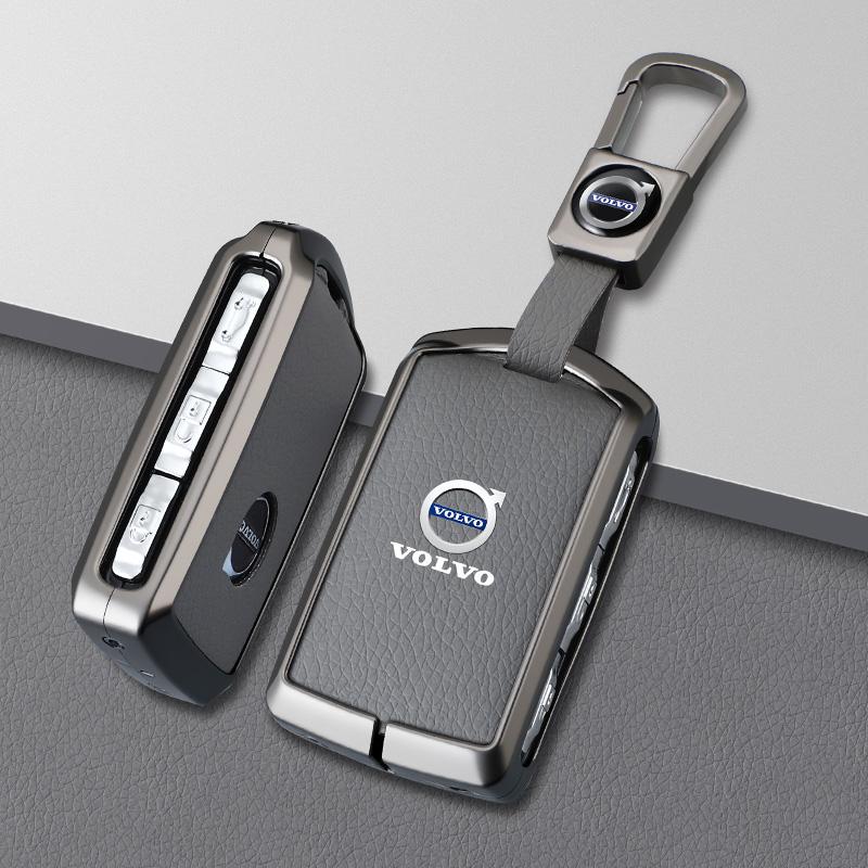 Zinc Alloy Car Key Cover Case Shell Holder Key Bag Protection For Volvo XC60 XC40 XC90 S90 V60 S60 V90 C40 Polestar 1 Polestar 2