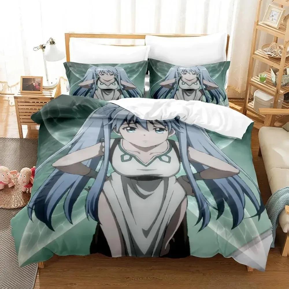 Fashion Handyman Saitou In Another World Bedding Set Cartoon 3D Print Anime Three-Piece Set Adult Kid Bedroom Duvet Cover Sets