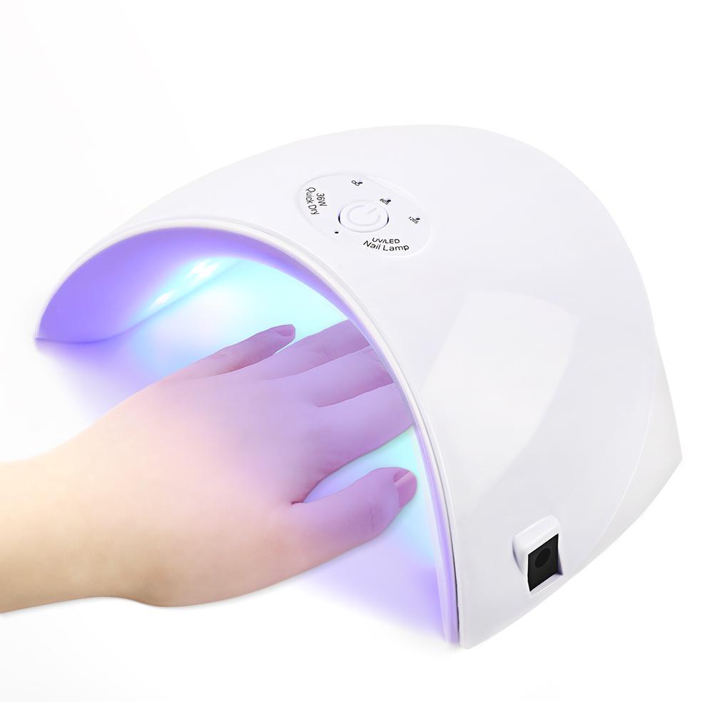 Buy COSCELIA 36W Nail Lamp UV LED 10Pcs Gel Nail Polish Nail Lacquer ...