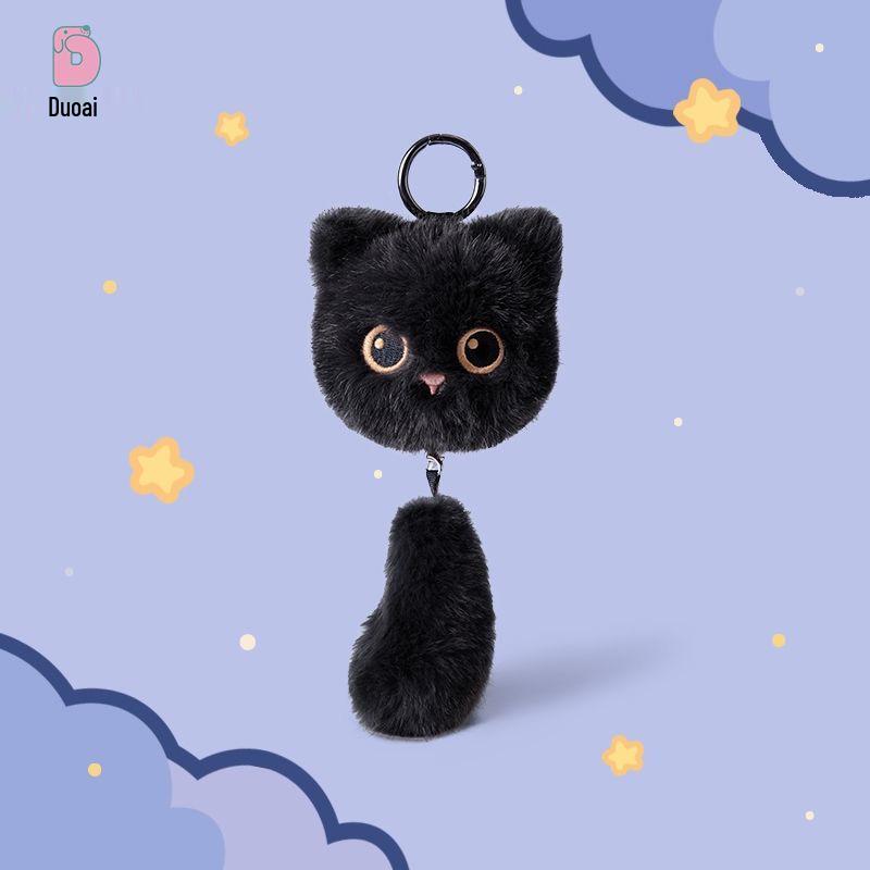 DuoAi Pose Cat Plush Toy Pendant - Simulated Cat Hugging Pillow for Children