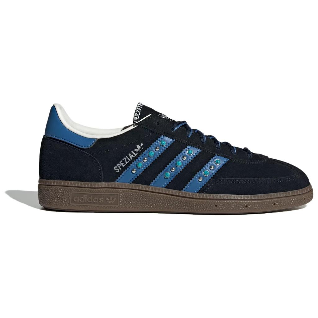 Adidas Originals Handball Spezial Comfortable Soft Thin Sole Durable Low-Top Sneakers Unisex Sneakers Black JQ9654