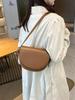 Trendig Retro Crossbody-sadelväska för Kvinnor med Stor Kapacitet