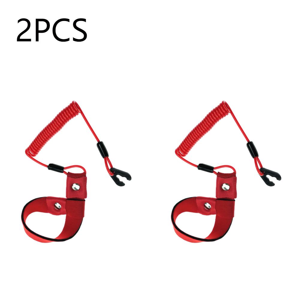1-10pcs Marine Outboard Engine Boat Motor Kill Stop Switch Reminder Rope Engine Motor Kill Stop Switch Safety Lanyard for Yamaha