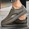 Luxury Brand Men's Shoes Genuine Leather Men Casual Shoes Classic Mens Comfortable Sneakers All-match Fashion Skate Footwear Men