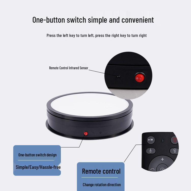 360° LED Adjustable Rotating Display Stand