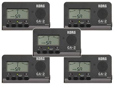 GA-2 Guitar Bass Tuner Black/Gray Set of 5