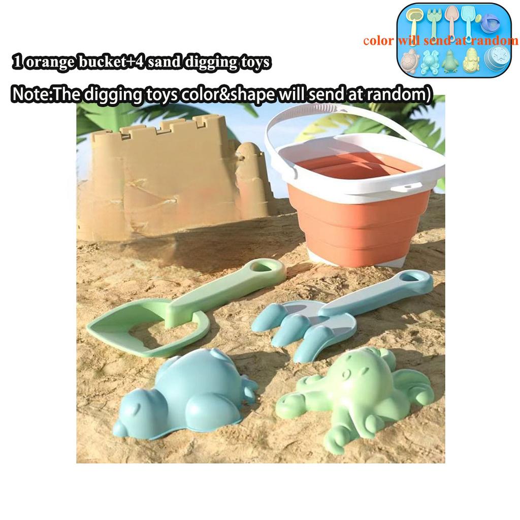 Children's Beach Toy 5/11/17PCS Set Baby Playing In Water and Sand Large Sand Shovel Beach Bucket Sand Digging Tool