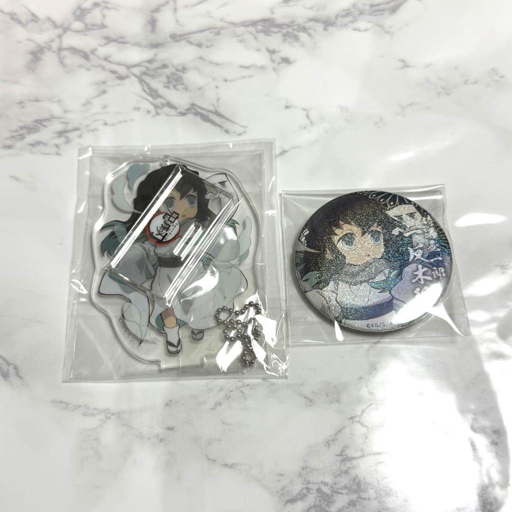 [USED] Demon Slayer Cafe Halloween Can Badge Holo Acrylic Stand Tokito Muichiro 2020