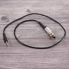 Guitar Piezo Adapter Cable 66cm Endpin Output Jacks Stereo Connection Quick Installation Acoustic Pickup Replacement Cord