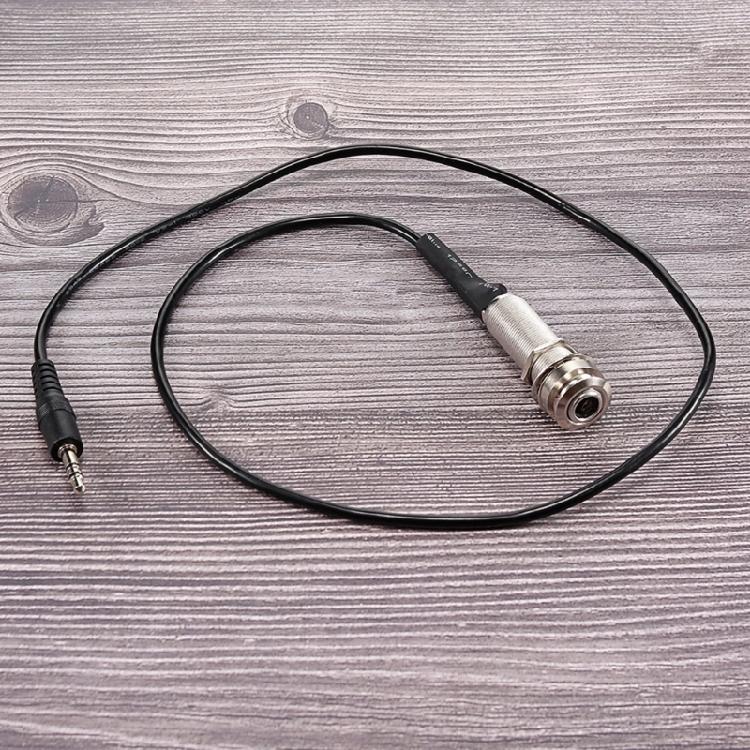 Guitar Piezo Adapter Cable 66cm Endpin Output Jacks Stereo Connection Quick Installation Acoustic Pickup Replacement Cord